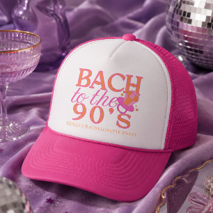 Casquette Enterrement de vie de jeune fille rose fun 90s Rét