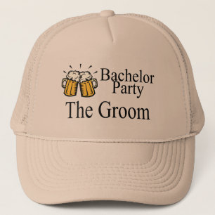 Casquette Enterrement de vie de jeune garçon le marié