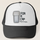 Casquette entièrement malade de poubelle (Devant)