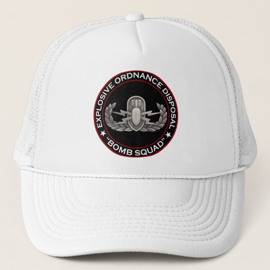 Casquette EOD "escadron de la mort " (Devant)