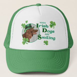 Casquette Épagneul d'eau irlandaise du jour de St Patrick