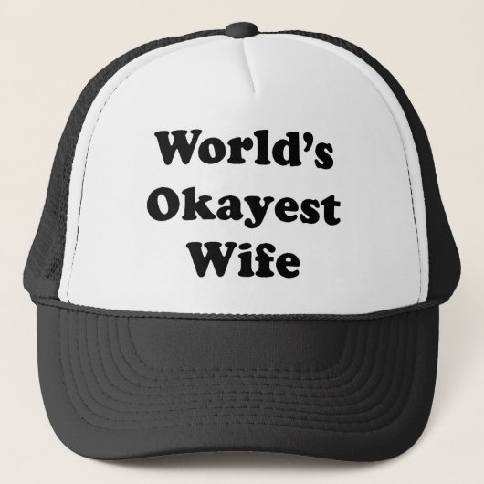 Casquette Épouse d'Okayest des mondes (Devant)