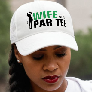 Casquette Épouse du Par Tee Vert et Blanc Mariée