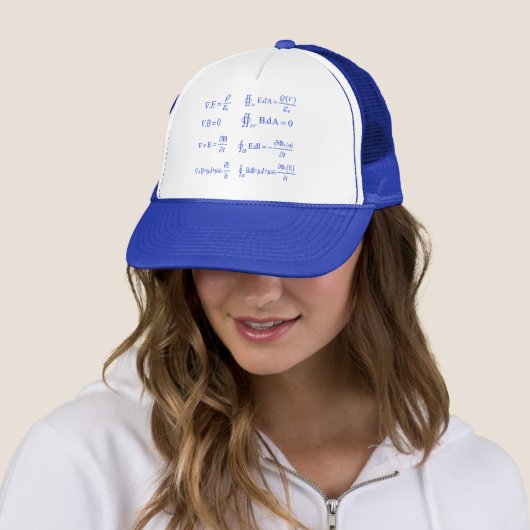 Casquette équation de physique de maxwell (En situation)