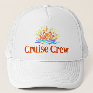 Casquette Équipage de croisière Soleil et vagues