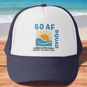 Casquette Équipe 50 AF Rétro Anniversaire sur la plage au co