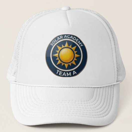 Casquette  « Équipe A – SOLAR ACADEMY Texte en gras pour che (Devant)