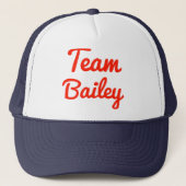 Casquette Équipe Bailey (Devant)