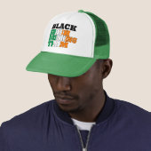 Casquette Équipe d'alcool irlandaise noire (En situation)
