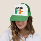 Casquette Équipe d'alcool irlandaise noire (En situation)
