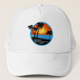 Casquette Équipe de bénévoles pour le nettoyage de la plage
