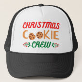 Casquette Équipe de biscuits de Noël (Devant)