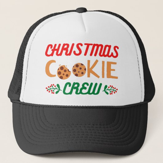 Casquette Équipe de biscuits de Noël (Devant)