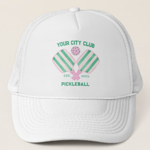 Casquette Équipe de club de pickleball Joueur personnalisé C