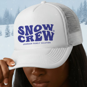 Casquette Équipe de neige Voyage de vacances d'hiver en fami