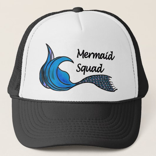 Casquette Équipe de sirènes en blues (Devant)