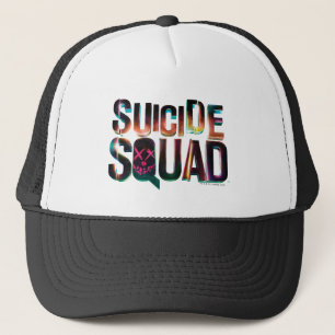 Casquette Équipe de suicide Logo couleur brillant