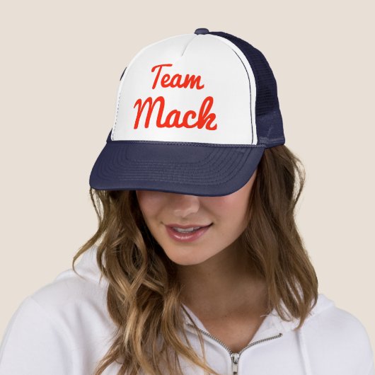 Casquette Équipe Mack (En situation)