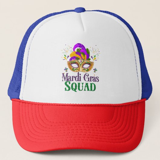 Casquette Équipe Mardi Gras (Devant)