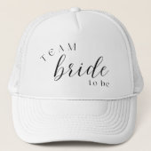 Casquette Équipe Mariée Pour Être Bachelorette (Devant)