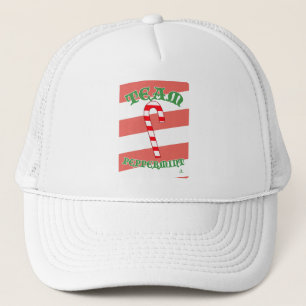 Casquette Équipe Menthe Poivrée Drôle de conception de Noël
