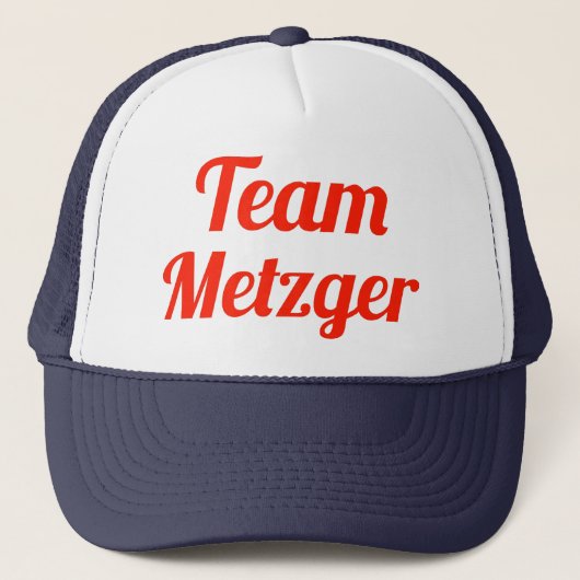 Casquette Équipe Metzger (Devant)