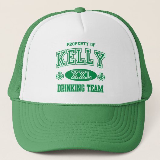 Casquette Équipe potable irlandaise de Kelly de Jour de la (Devant)
