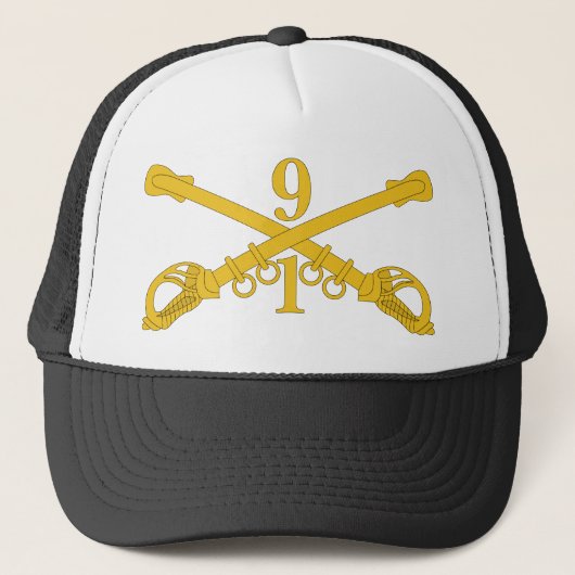 Casquette ęr 9ème régiment de cavalerie d'escadron (Devant)