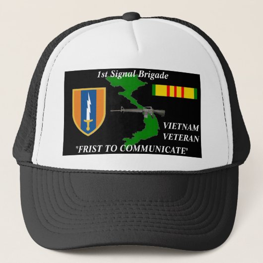 Casquette ęr Brigade " ?ère de signal pour communiquer" des (Devant)