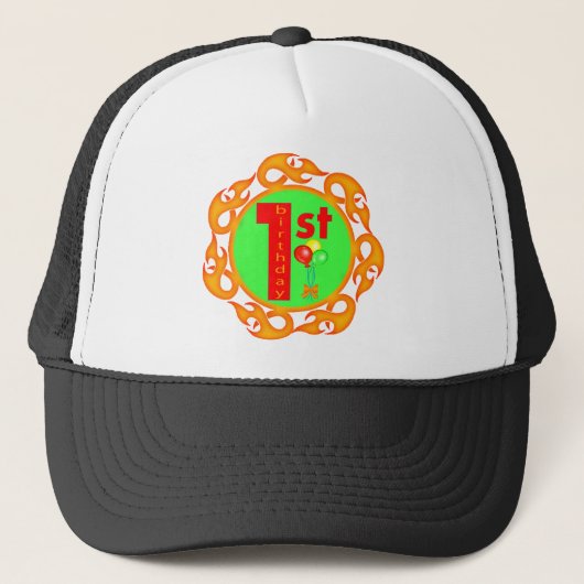Casquette ęr Fête d'anniversaire (Devant)