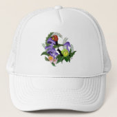 Casquette Escargots cubains champignons violets (Devant)