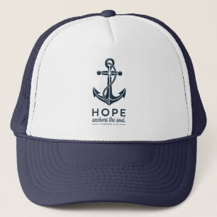 Casquette Espoir Ancre L'Âme Chrétien