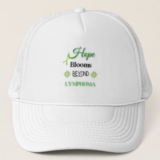 CASQUETTE ESPOIR BLOOME AU-DELÀ DE LYMPHOME/ SENSIBILISATION (Devant)