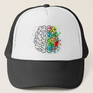Casquette esprit cerveau psychologie idée coeurs