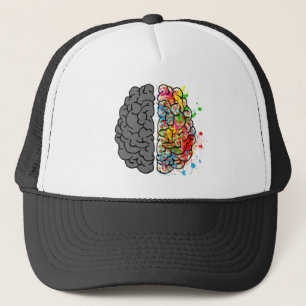 Casquette esprit cerveau psychologie idée coeurs