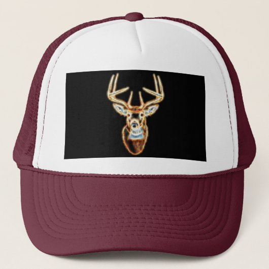 Casquette Esprit d'énergie de tête de cerf à queue blanche (Devant)