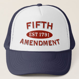 Casquette Est 1791 de cinquième amendement