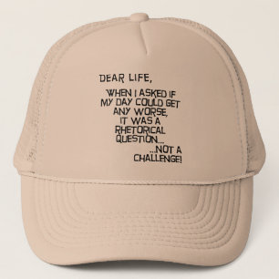 Casquette Est-ce que ça pourrait empirer Chapeau drôle à cas