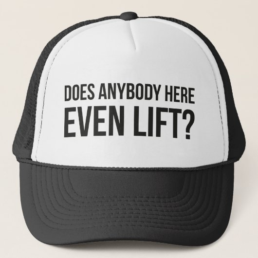 Casquette Est-Ce Que Quelqu'Un Ici Même LIft ? (Devant)
