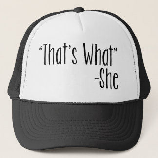 Casquette "Est qui ce qui" - elle