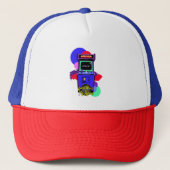 Casquette Estampa Game - Retro Arcade Game - Bone (Devant)