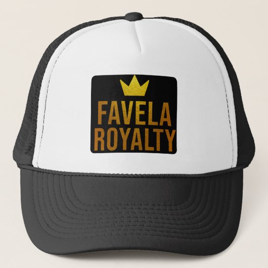 Casquette Estampa Hip Hop - Favela Royalty - Bone (Devant)