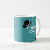 Casquette et calligraphie du pays sur la Mug Turqu (Devant droit)