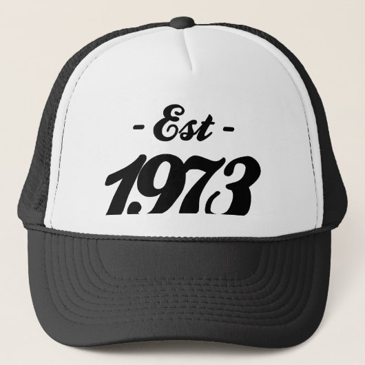 Casquette établi 1973 - anniversaire (Devant)