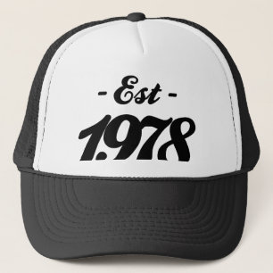 Casquette établi 1978 - anniversaire