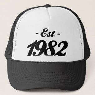 Casquette établi 1982 - anniversaire
