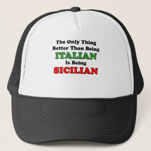 Casquette Étant sicilien