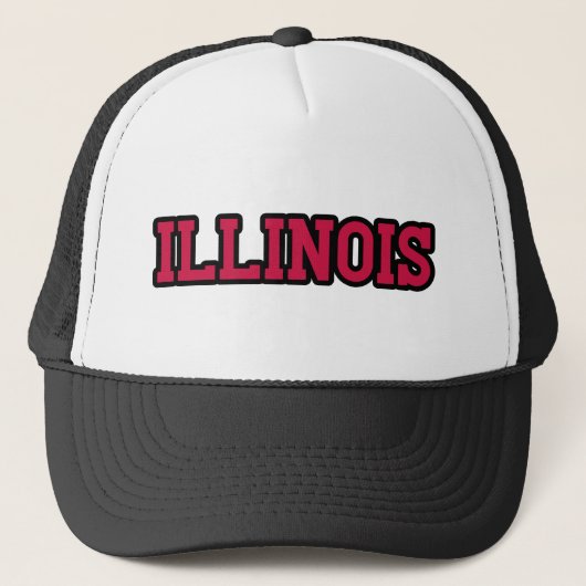 Casquette État De L'Illinois Fierté Personnalisé (Devant)