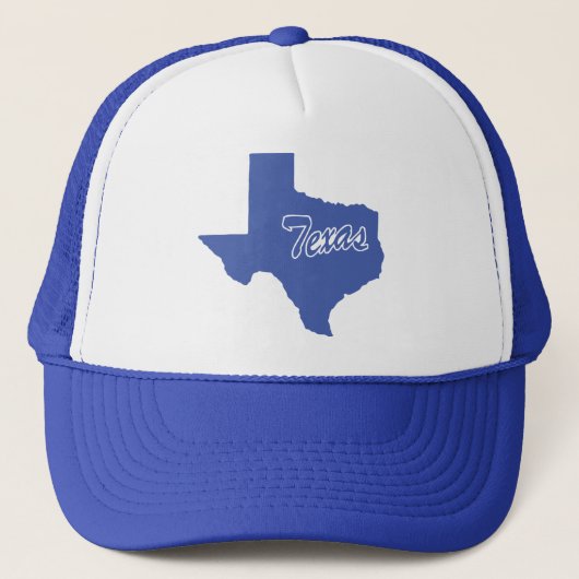 Casquette État Du Texas Forme Trucker Chapeau (Devant)