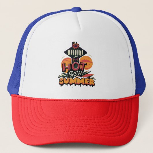 Casquette Été chic gothique chaud (Devant)